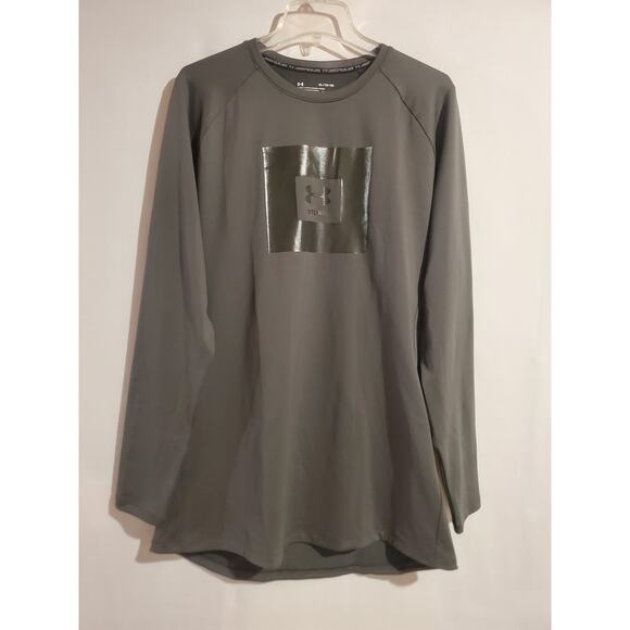 Under Armour Mens StormCyclone ColdGear Crew Long Sleeve Shirt Size XL Active - Picture 1 of 9